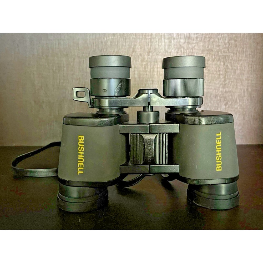 Bushnell Powerview 7–15x35 Zoom Binoculars (Model 13-7016) w/Carry Strap‎ & Case